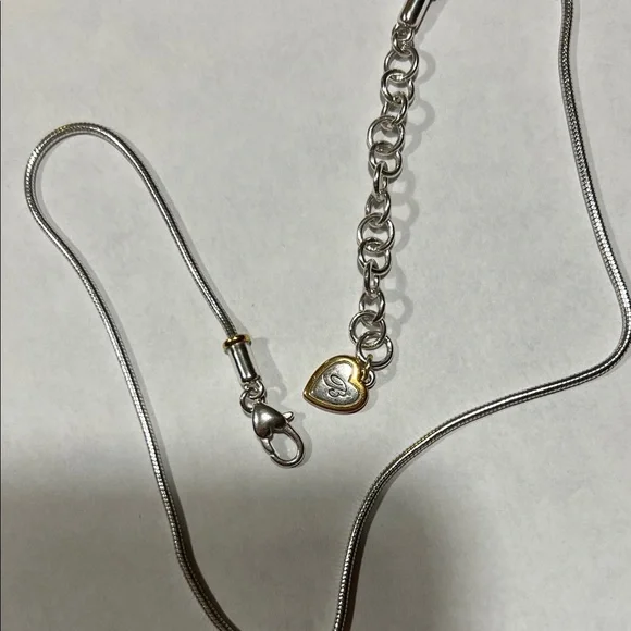 Brighton Silver and Gold Charm Necklace - Picture 4 of 4